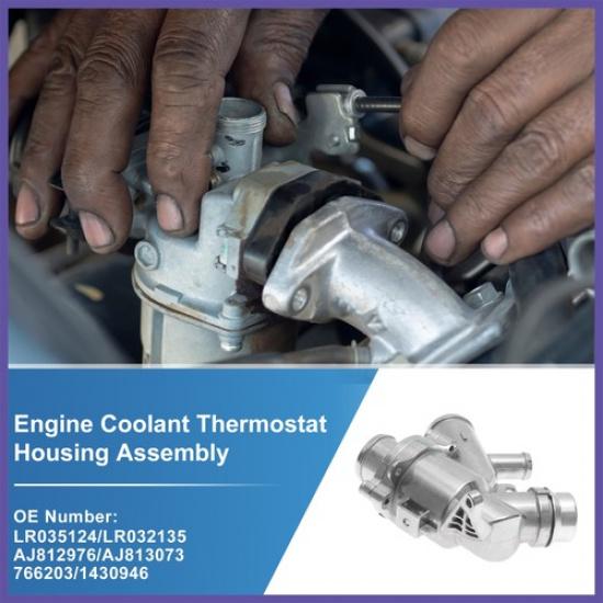 Engine Coolant Thermostat Housing Assembly No.LR035124 For Jaguar F-Type