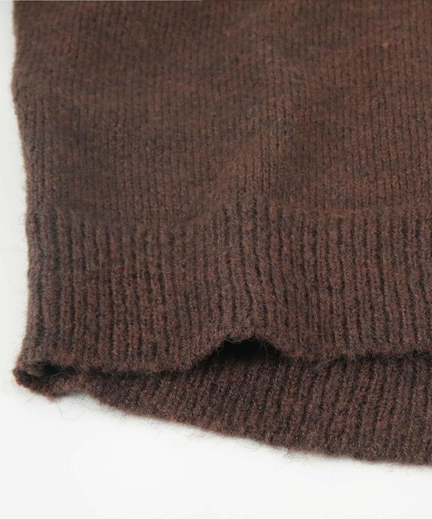 Yours Wool Blend Knit Pullover BEXU1752 Medium Charcoal V-Neck Women's