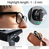 Privacy Camera Cover for Meta Smart Glasses, Signal Friendly Light Dimmable Glasses Accessory Sticker with Snap And Slide Design, Easy Install Lens