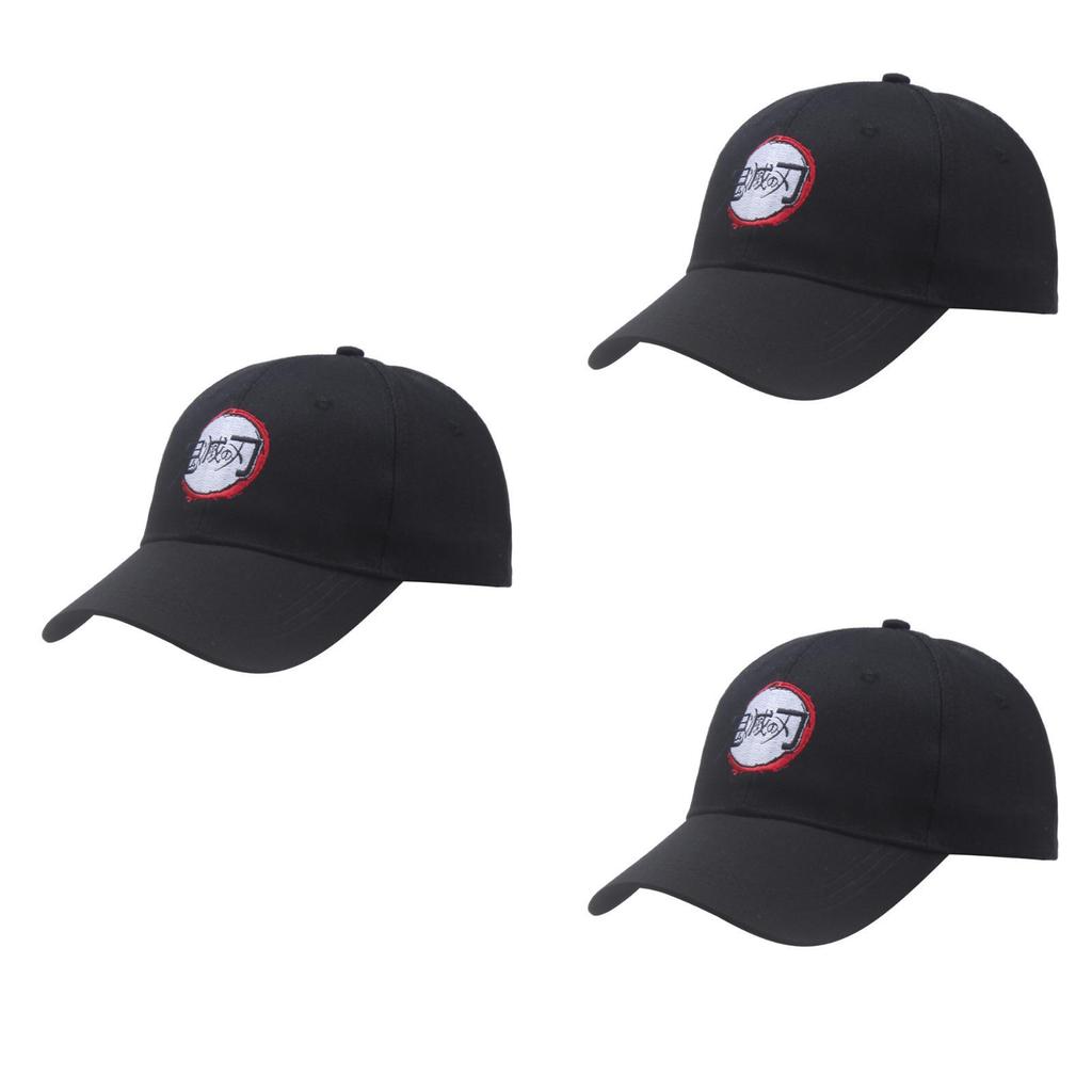 Stylish Demon Slayer Embroidered Baseball Cap Perfect For Outdoor Adventure