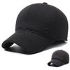 New Autumn and Winter Baseball Cap Fashionable and Versatile Dad Hat Plus Velvet Ear Protection Baseball Cap Woolen Hat