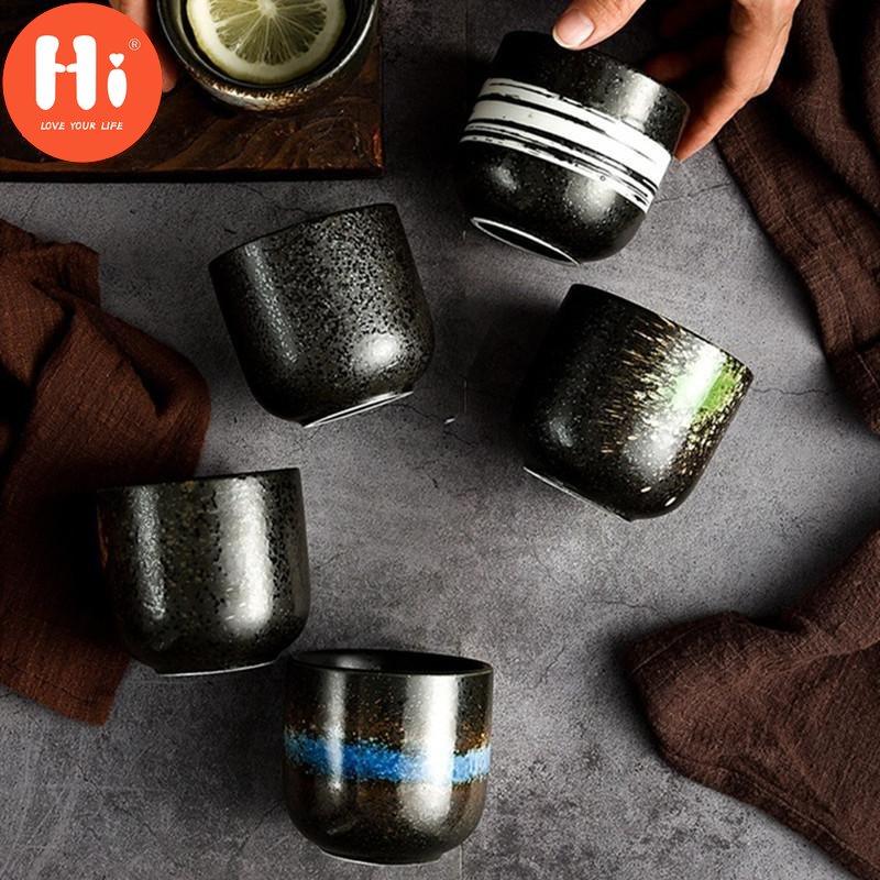 Hi Ceramic Small Tea Cup Porcelain Hotel Restaurant Coffee Cup Simple Office Water Cup Drinkware
