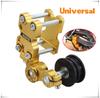 Universal Golden Aluminum Adjuster Chain Tensioner Bolt On Roller Motorcycle Chopper ATV Pit Bike