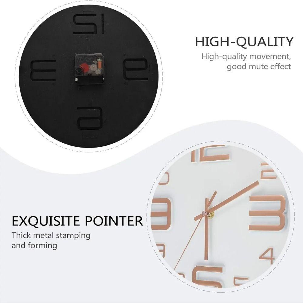 Mute Nordic Wall Clock Unique Wall Hanging Clock Minimalist Digital Clock  Household