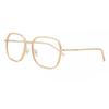 Full Rim Square Transparent Brown Rose Gold Smartbuy Collection Nielsen Mtr 94e Fashion Unisex Eyeglasses