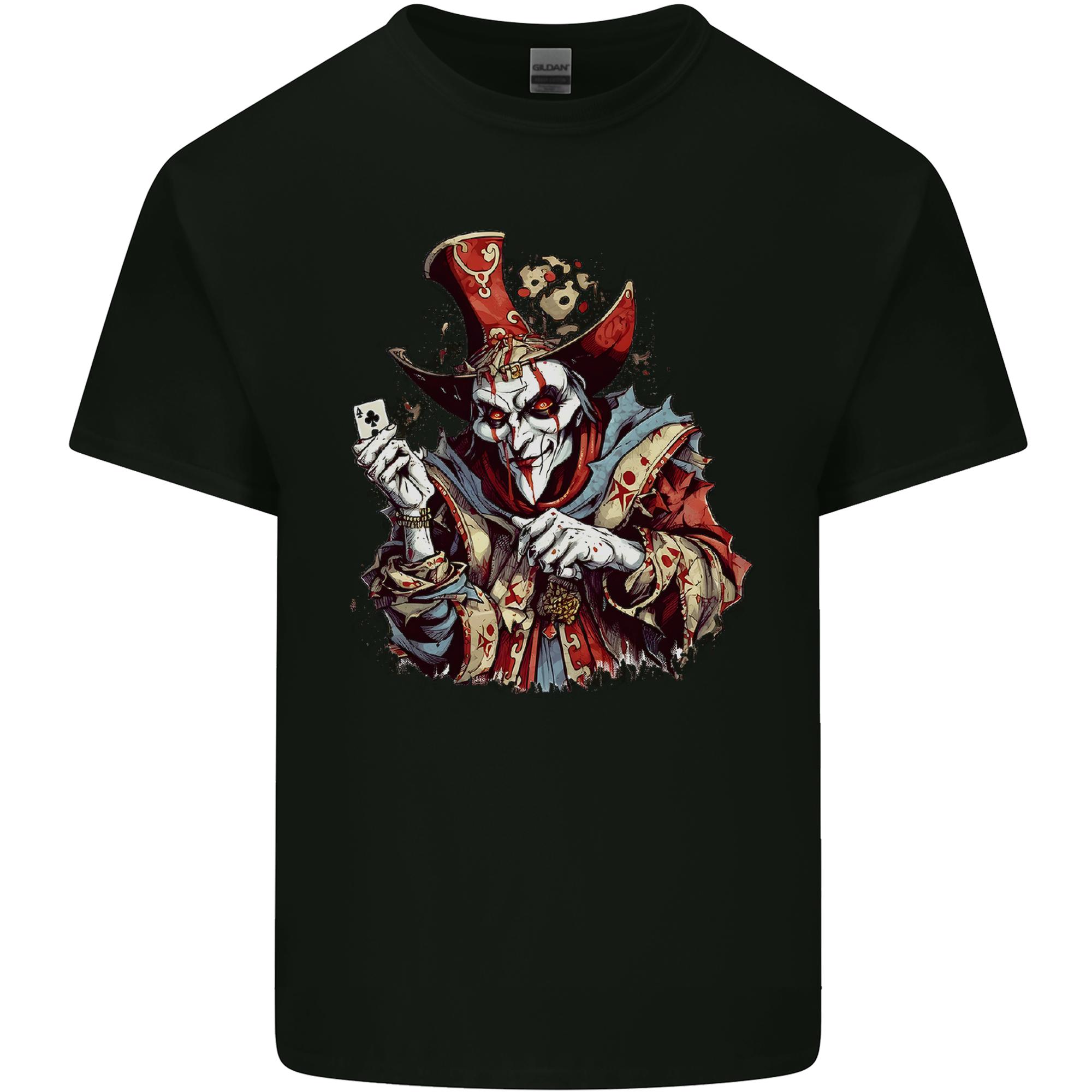 Evil Joker Clown Demon Jester Unisexs Light Cotton TShirt S