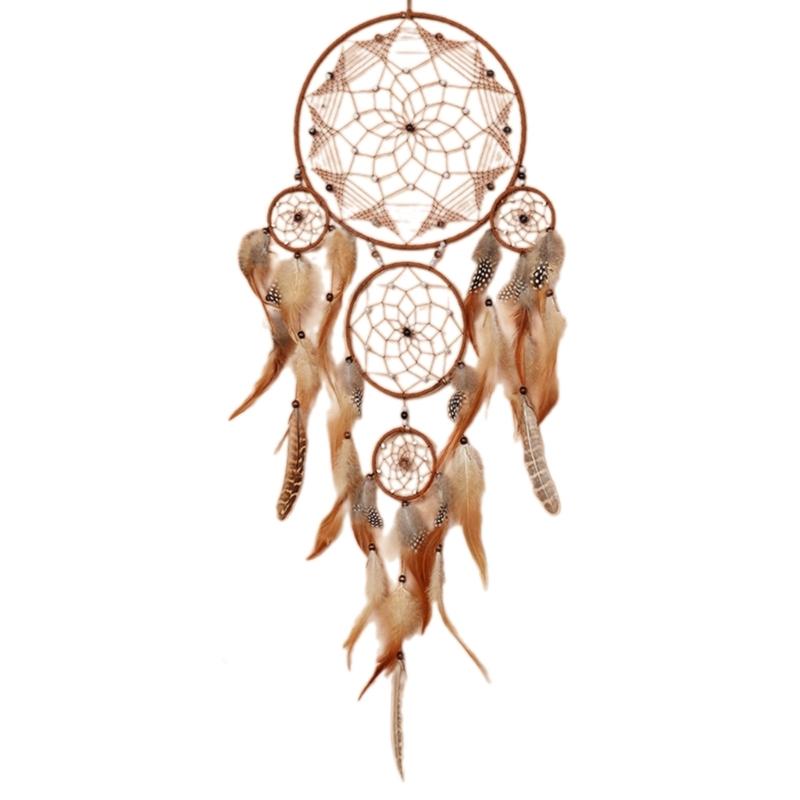 

Dream Catcher Handmade Natural Feather Dreamcatcher for Wall Hanging Home Deco 1