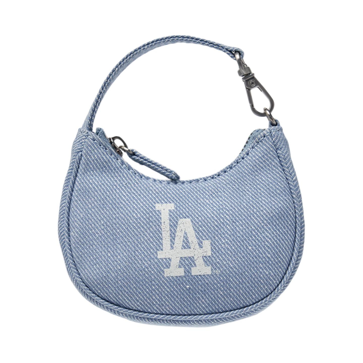

MLB Los Angeles Dodgers Fashion Versatile Portable Cotton Polyester Coin Purse Mini Unisex Accessories Denim-Blue 3APOB016N-07SBL Basic Set (Bag)