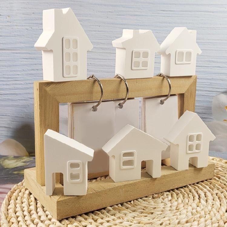 6-in-1 Haus Harzformen Gips Silikonformen für Epoxidharz Kerzen Seifenherstellung Fondant Schokolade Silikonformen