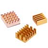 3Pcs/Set Raspberry Pi 4B Copper Cooling Pad Heatsink Radiator Cooling Kit