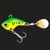 5pcs Spinners Artificial Fishing Bait Rotating Glitter Fishing Lures Hooks  Sea Equipment