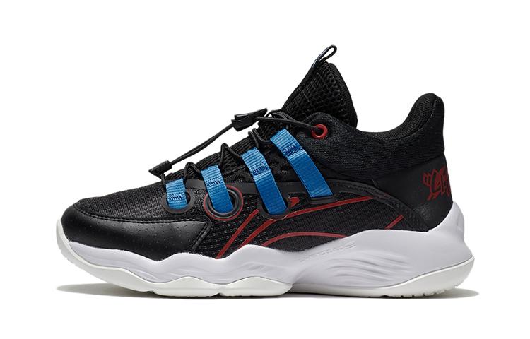 Li Ning YOUNG Game Ready Slip Resistant Cushioning Abrasion Resistant Rebound Support Mid top YKBS010-3 38