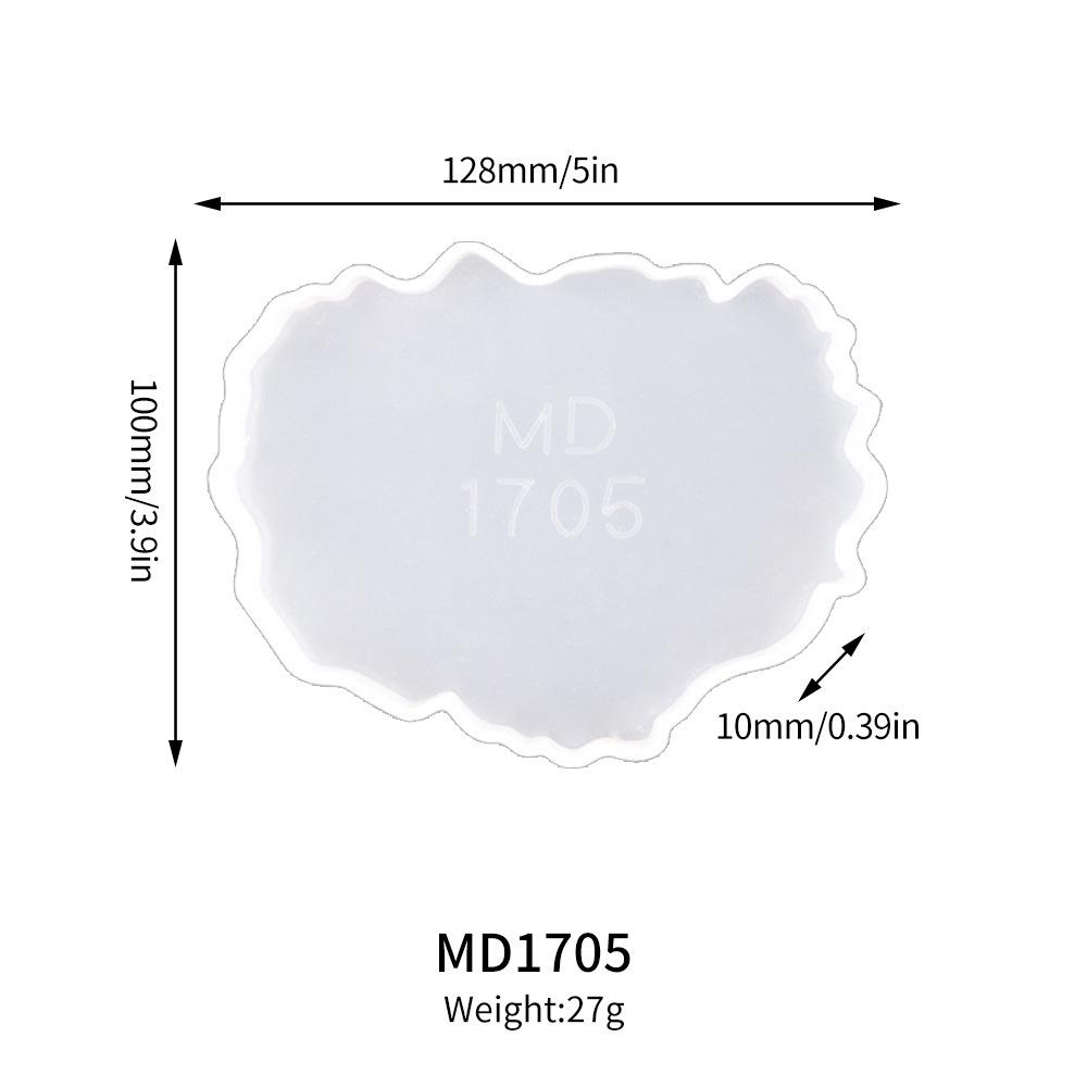 Cloud Wave Silicone Resin Coaster Mold
