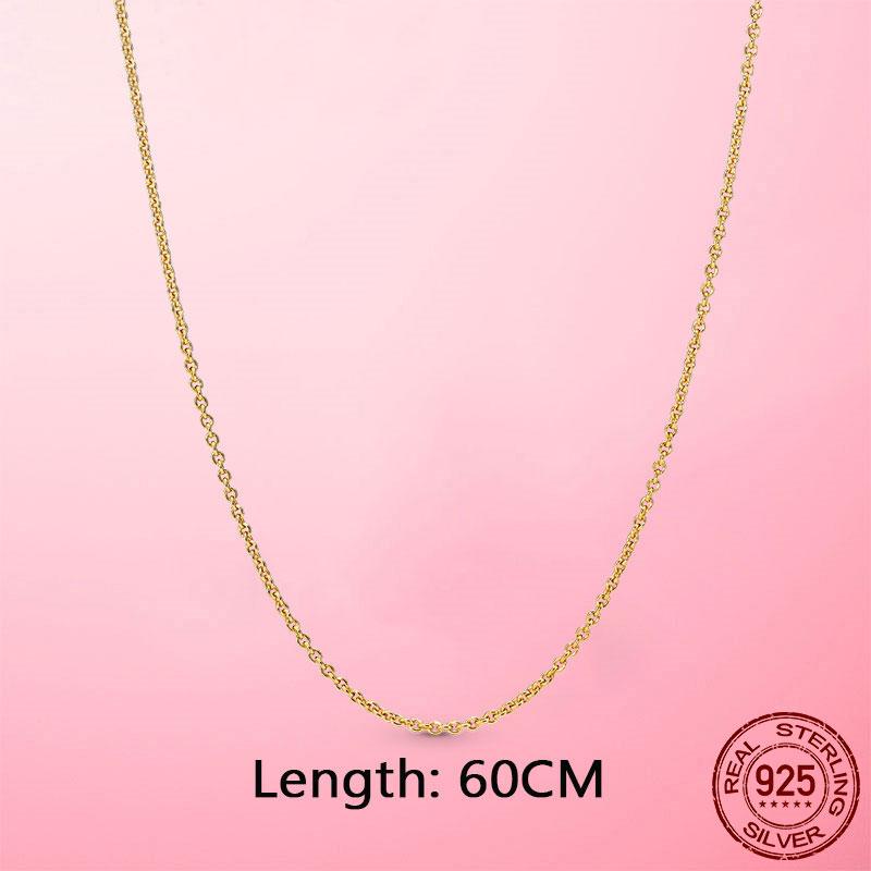 Trendy Circle Collier Chain Link Necklace For Women Cz Party Gift Copper Trendy Necklace Luxury Jewelry Collar