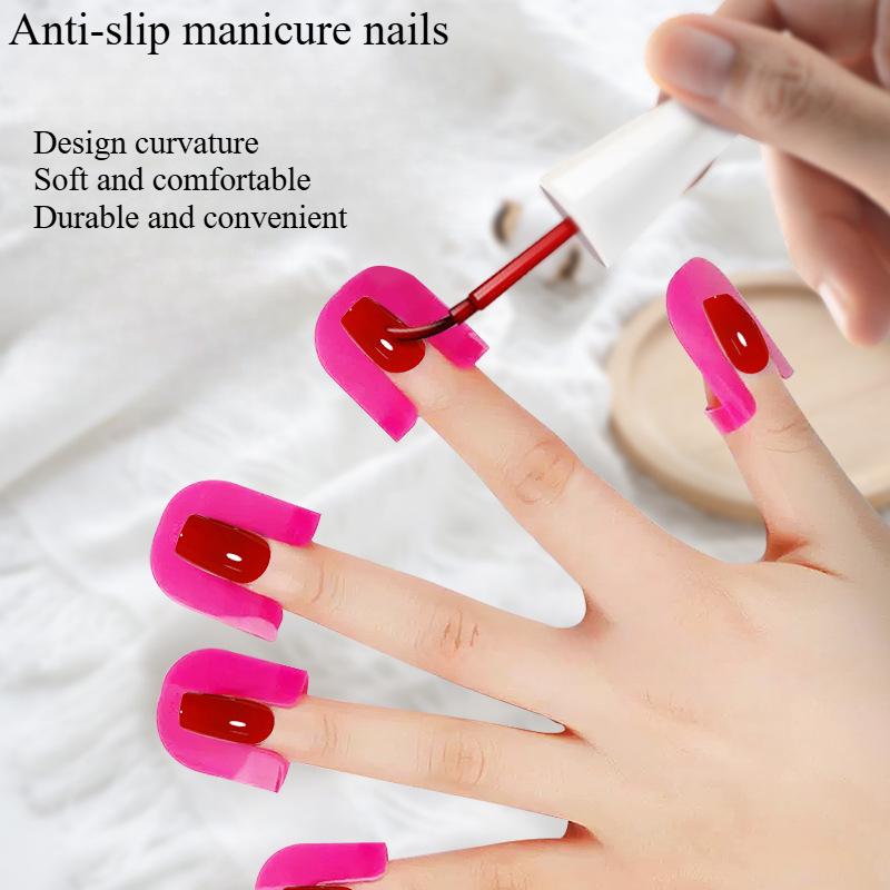 1PACK Manicure Anti-spill Clip Nail Polish Glue Nail Edge Gradual Change French Armor Model Anti-spill Auxiliary Clip Box