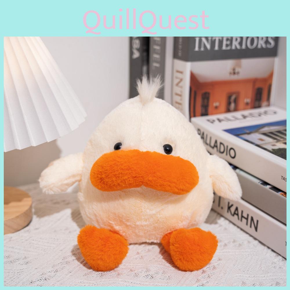 Duck Plush White Toy Cartoon Stuffed Doll Animal Bedroom Decoration Kids Gift