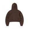 Thisisneverthat Ol Logo W Zip Up Hoodie Dark chocOlate