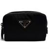 Excellent Pouch Micro Re-Nylon Pouch Triangle Logo Recycled Nylon 1ND339 Used