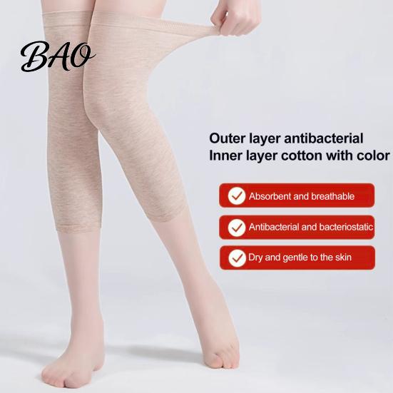 Unisex Cotton Knee Sleeves Soft Warmers for Cold Protection, Breathable Leg Sleeves, Anti Long Tube Covers Slip Warmers, Elastic Thermal Pads