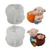 Food Safe Silicone Pig Carrying Sacks Mould Handmade Candle Crafting Tool Irregular Shape