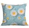 New 3D Imitation Plush Daisy Pillowcase Home Sofa Cushion Pillowcase