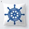 Blue Marine Animal Pillowcase Office Living Room Home Pillowcase Car Ornaments