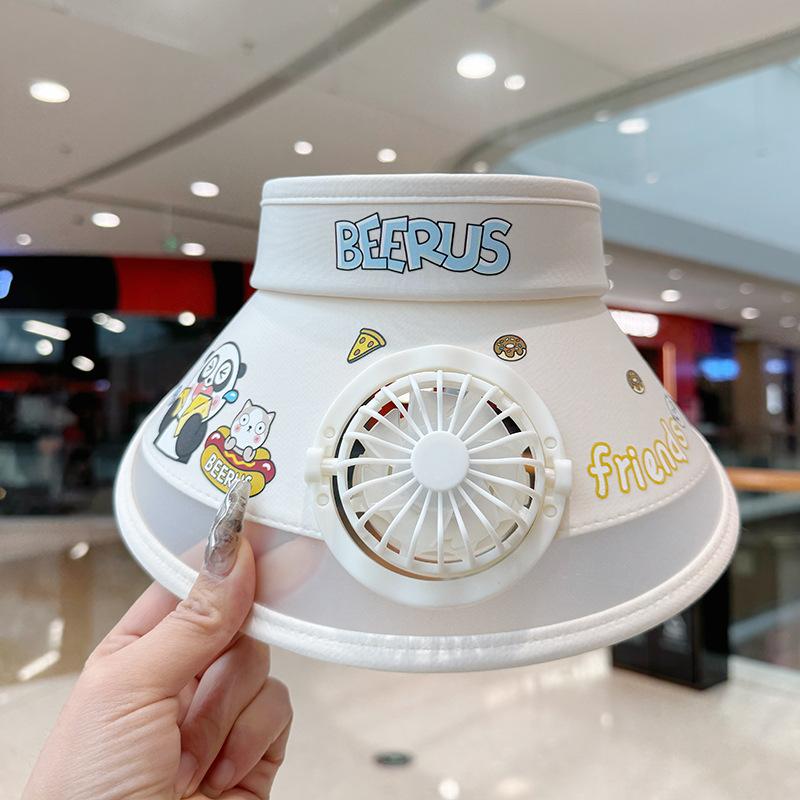 Children's Hat Solar Fan Hat Boys and Girls Large Brim UV Sun Protection Sun Protection Summer Sun Hat