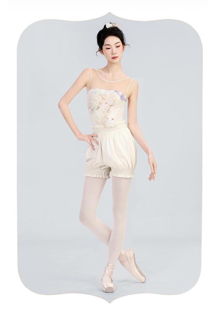 Damen Sommer ärmelloser Ballett-Leotard für Tanz und Gymnastik