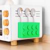 2Pcs Building Block Block Storage Box Tableware Container Desk Organizer  Kitchen Supplies