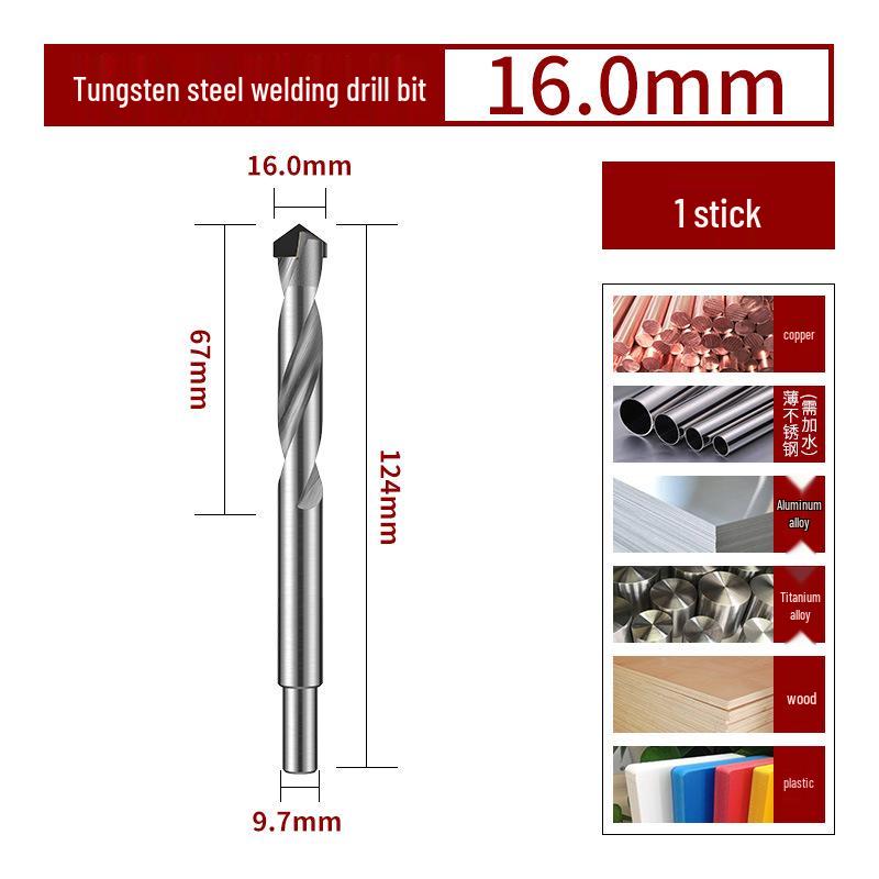 Tungsten Steel High Hardness Alloy Twist Drill Bit Set for Hard Metals