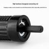 Black Electric Rivet Gun Adapter with Multi-Spec Nozzles
