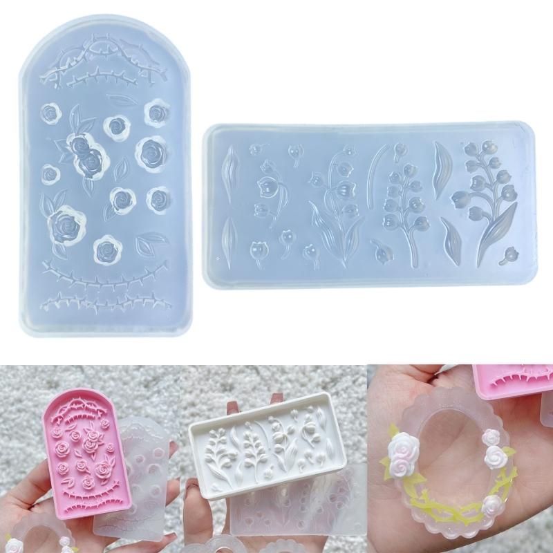 Rose Shaped Silicone Mold Beautiful Handmade Crafts and Decorations Creating Mold Mold for Crafting and Baking