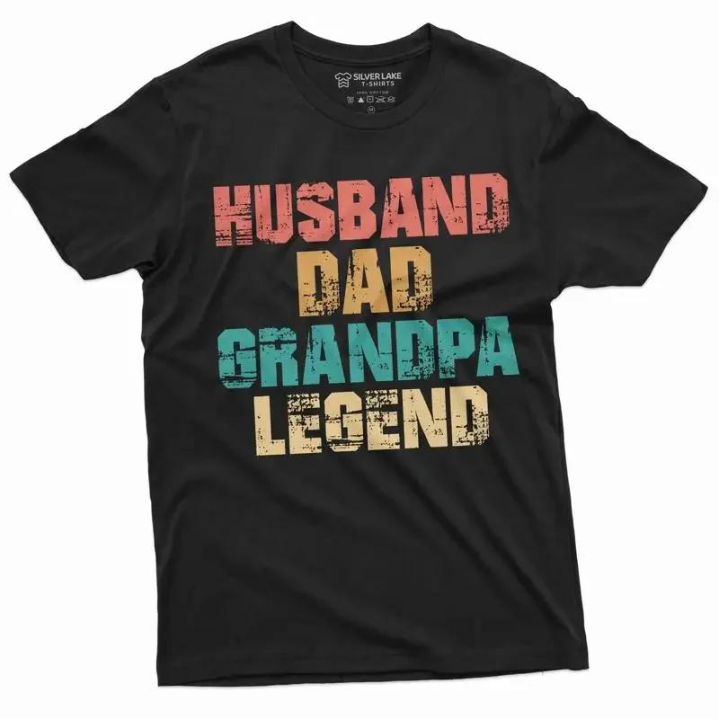 Funny Husband Dad Grandpa Legend T Shirt For Unisex Fathers Day Him