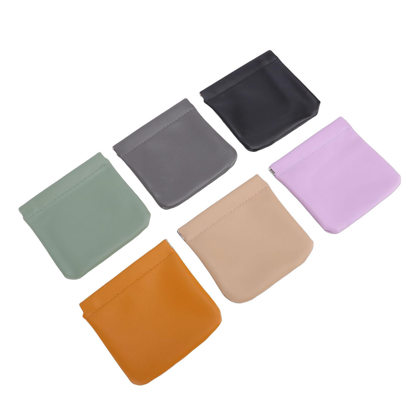 PU Leather Self Sealing Makeup Bags Set Portable Snap Closure Cosmetic   Pouch Travel Cosmetics Bag