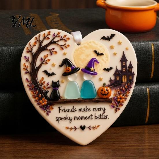 Rustic Coastal Wall Accent Sea Glass Heart Shape Friendship Hanging Ornament, Gift Beach Theme Decoration for Weddings Birthdays Anniversaries