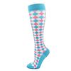 Compression Socks Outdoor Riding Elastic Sports Banana Pear Cartoon Cherry Dog Cat Toucan Stockings Pressure Compress