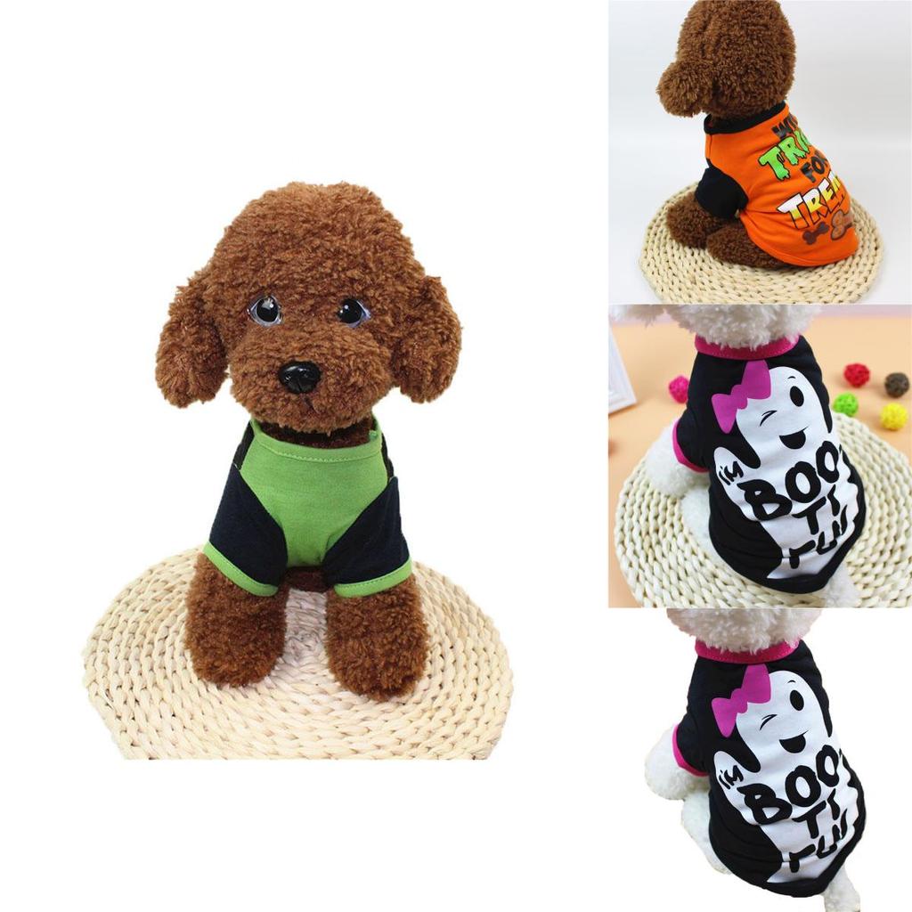 Vielseitiges Halloween-Kostüm-T-Shirt für Hunde und Katzen mit entzückendem Cartoon-Design