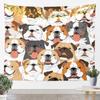 Cute Bear And Cheese Tapestry Adorable Cartoon Bears With Cheese Print Wall Hanging For Bedroom Living Room Dorm Home Decor