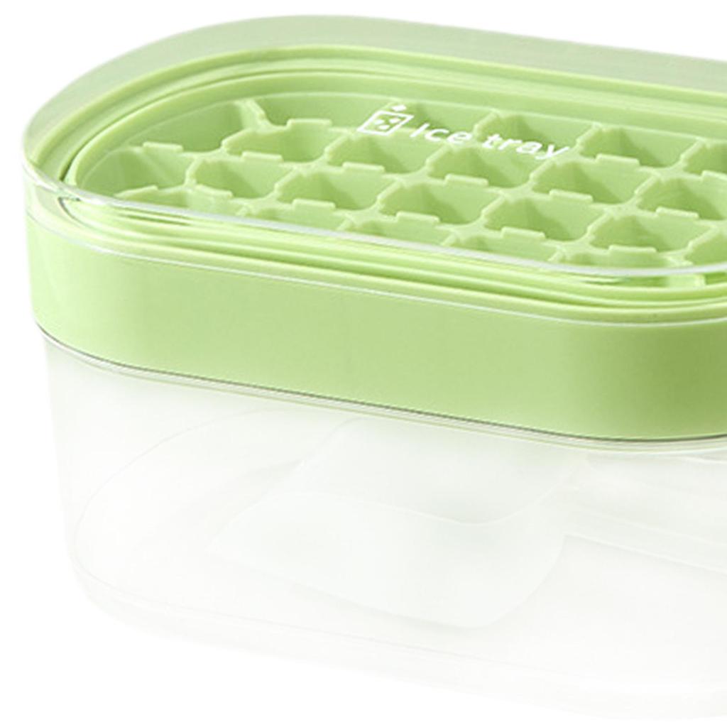 Ice Cube Tray with Spoon Press The Ice Model for Coffee Cocktails Homemade