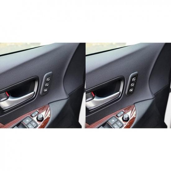Carbon Fiber Interior Memory Seat Button Cover Trim For Toyota Sienna 2015-
