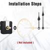 1Set Metal DIY Wall Clock Movement Household Silent Clock Movement Kit With 5 Set Clock Repair Tools Kit Wall Clocks Replacement