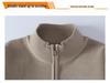 Men's Trendy Woolen Half-Zip Sweater with Velvet Lining - Warm Stand Collar Knitwear
