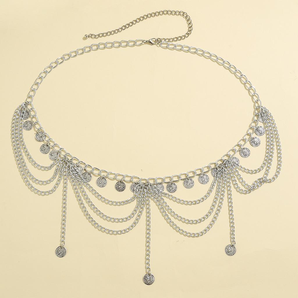 Heart Stars Tassel Waist Chain for Women Summer Beach Bikini Body Chains Jewelry Gifts