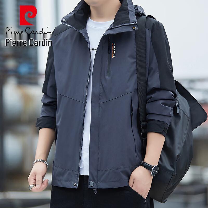 Pierre Cardin Men's Outdoor Windproof Hiking Shell Jacket
