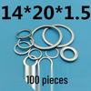 Thickened Narrow Edge Galvanized Iron Washer with Small Outer Diameter for Clearance Adjustment