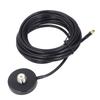 Magnetic Antennae Base Water Resistant Car Radio Antennae Magnet Mount with 5M RG58 Cable SMA Male to PL 259 SO 239 UHF
