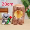 New Rose Koala with Tree Knapsack Plush Toys Stuffed Soft Australian Koala Bear Animal Doll Lovely Christmas Gift