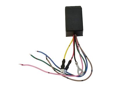 Kijima Motorcycle Parts IC Turn Signal Relay, 3-Pole, Position Cut, for DC12V, Up To 50W, 304-0541