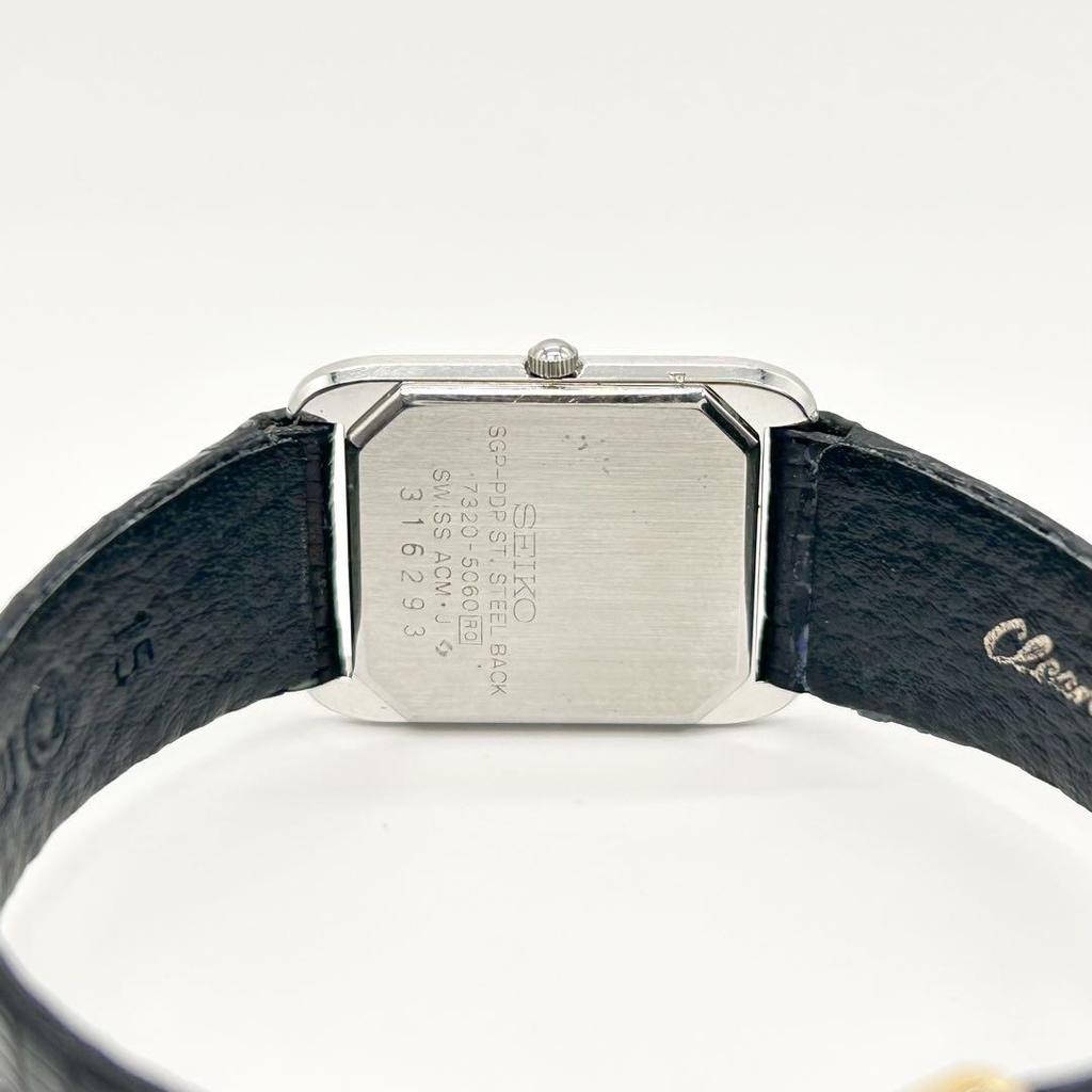 [USED] SEIKO Square 7320-5060 Quartz Wristwatch