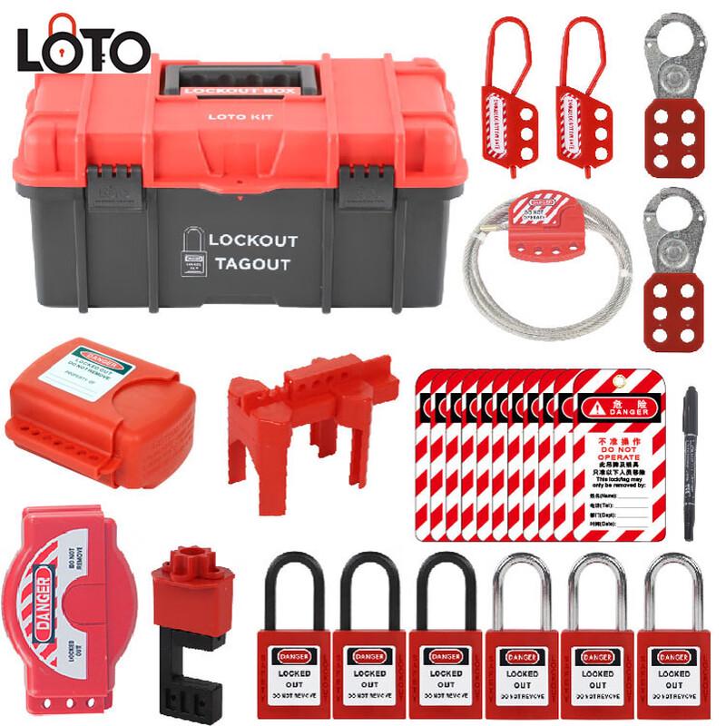 LOTO Portable Safety Lockout Kit Workstation